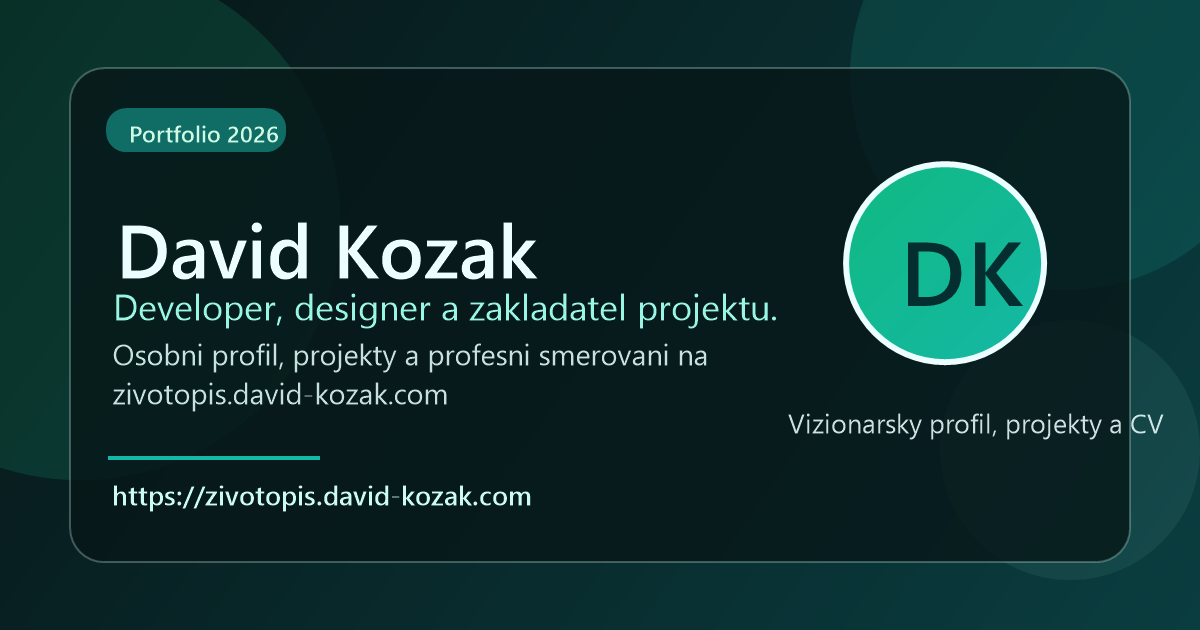 Profesní CV